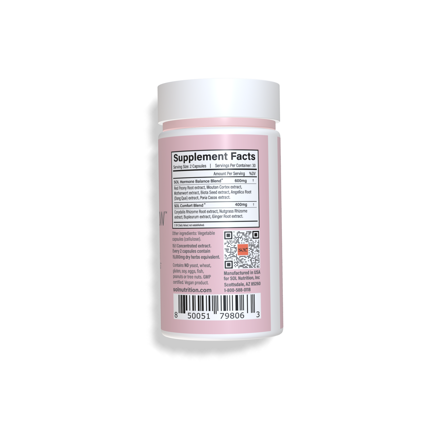 Ease The Flow - PMS Supplements Ingredients - SOL Nutrition