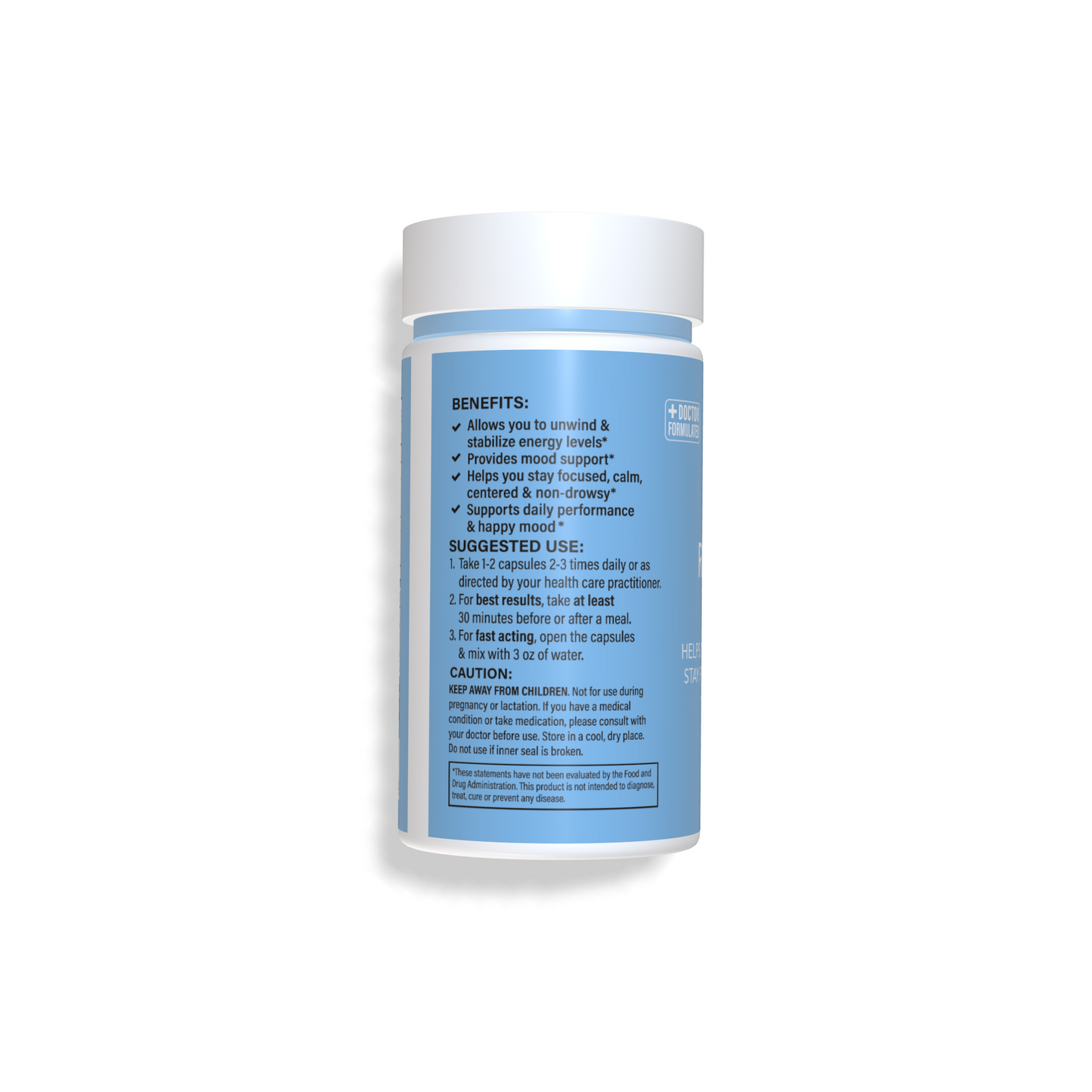 Relax Me Natural Supplements for Relaxation - Benefits - SOL Nutrition