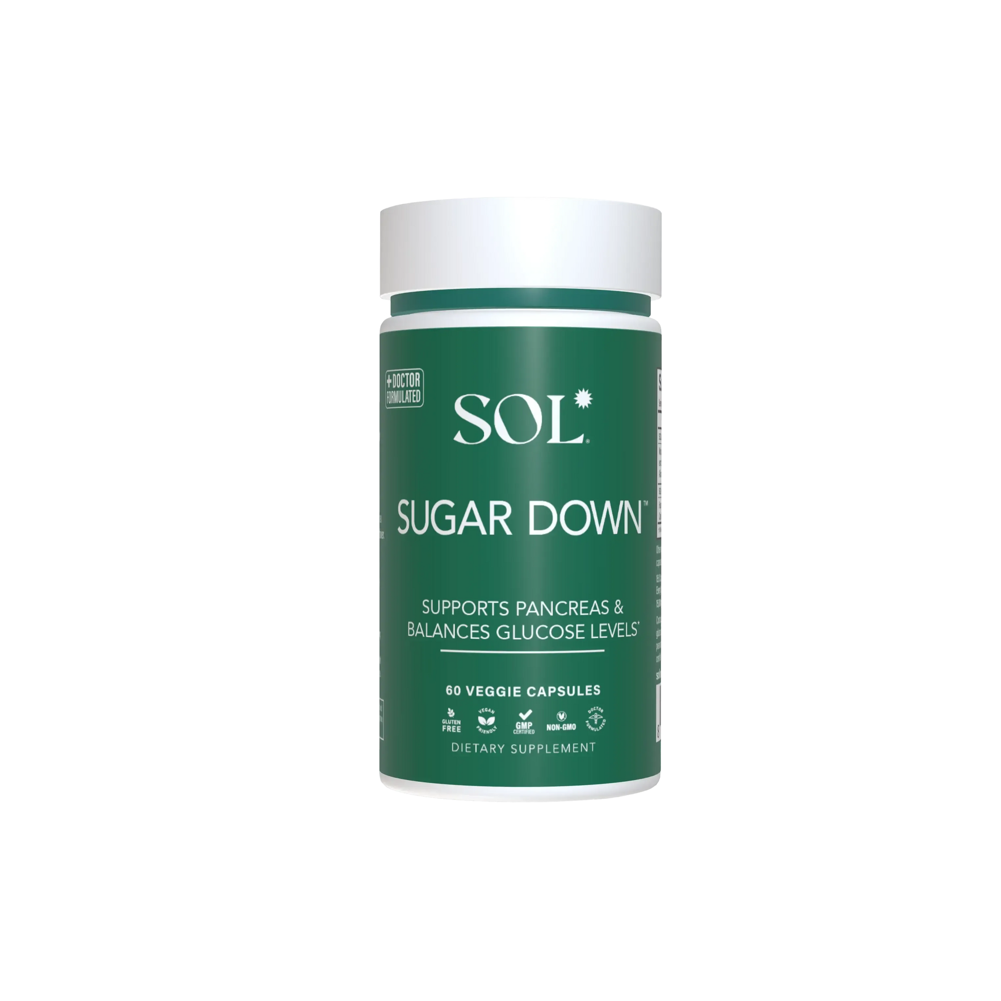Sugar Down - Blood Sugar Support Supplement - SOL Nutrition