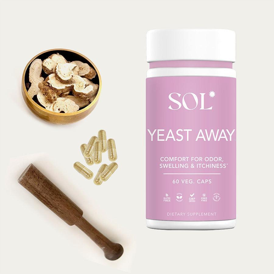 Yeast Away Supplement - pH Balance Pills - SOL Nutrition