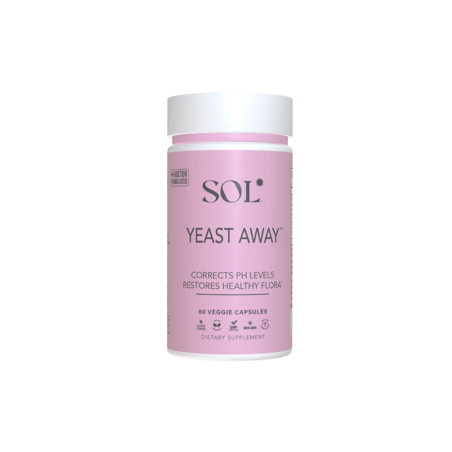 Yeast Away - pH Balance Supplement - SOL Nutrition