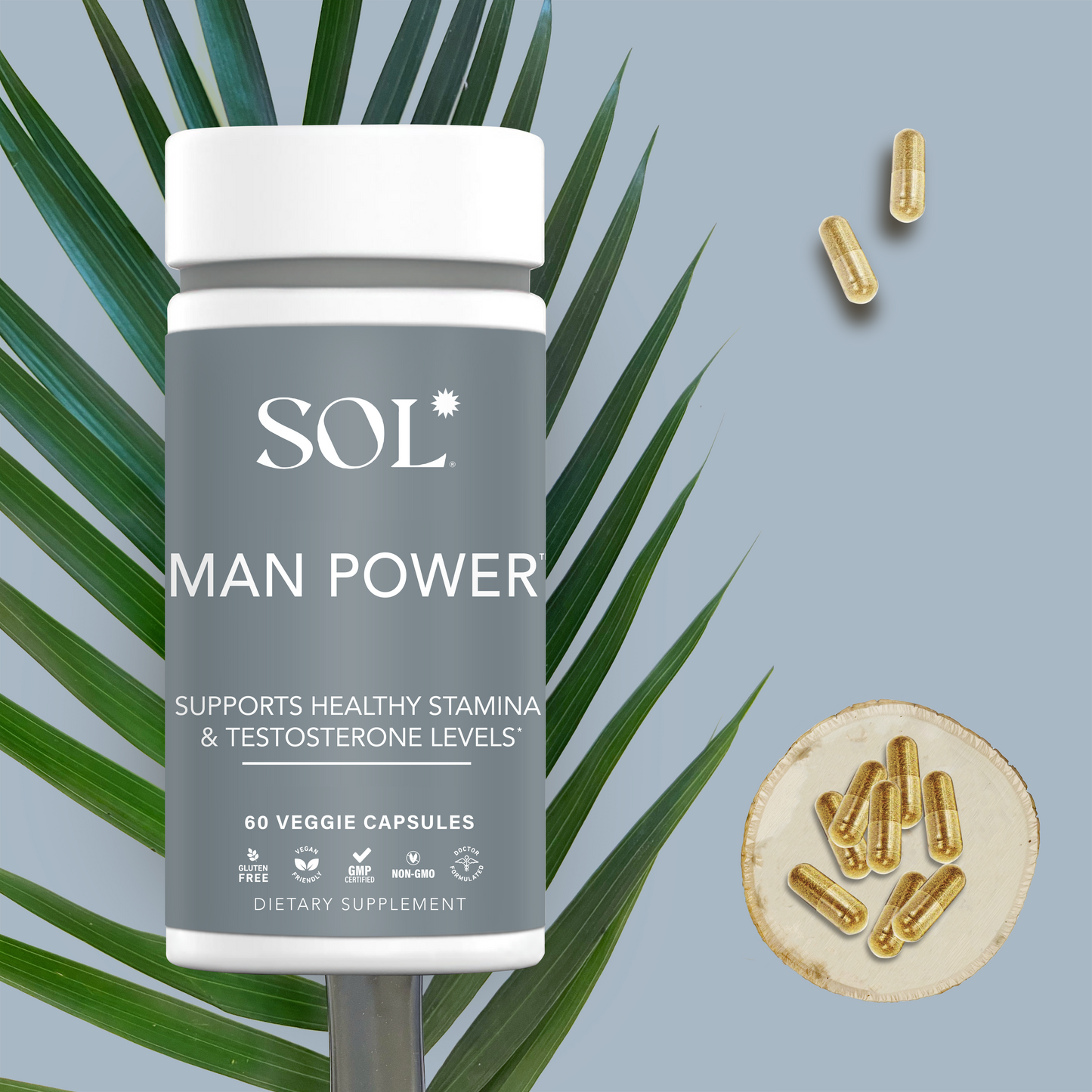 Man Power - natural men's energy supplement - SOL Nutrition